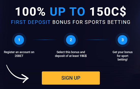 20Bet Bonus